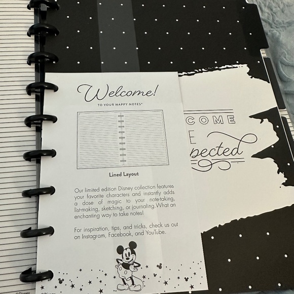 Disney Happy Notes Notebook Kit - Fits The Happy Planner Disc Bound System - Picture 5 of 9